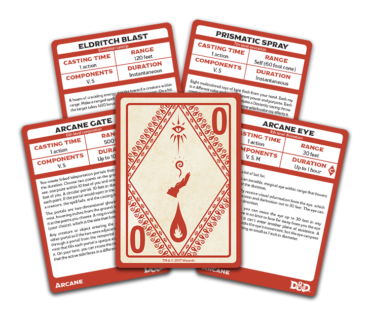 DND 5E Spellbook Cards Arcane – Halcyon Games