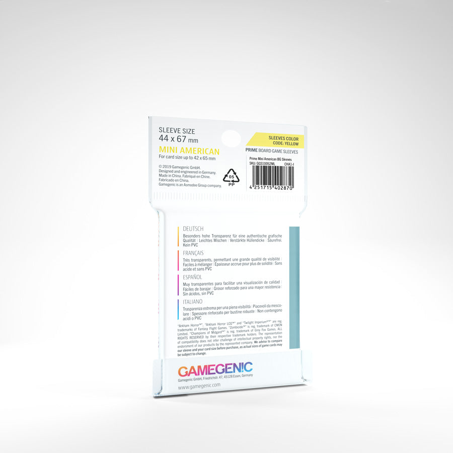 Prime Board Game Sleeves Mini American – Halcyon Games