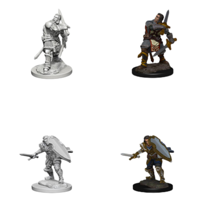 DND Nolzur's Marvelous Unpainted Miniatures W03 Human Paladin Male