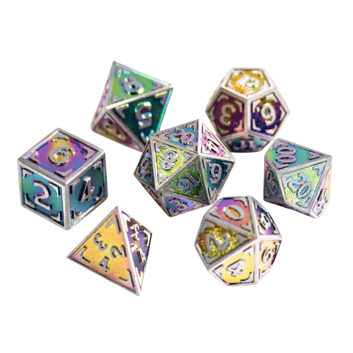 DHD Metal RPG Dice Set Arcane Reticle