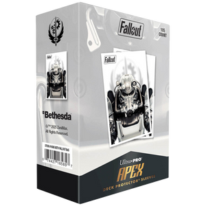 Apex Deck Protector Sleeves: Fallout- Brotherhood of Steel (105ct)