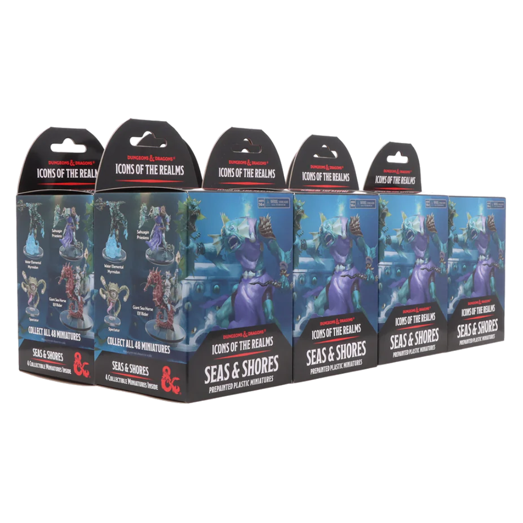DND Icons of the Realms Set 28 Seas & Shores Booster Brick (8 Booster Boxes)