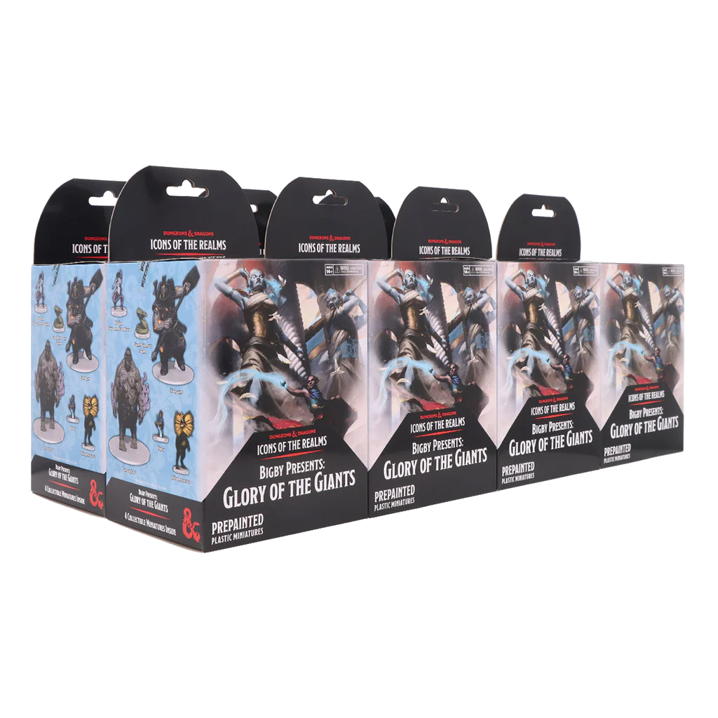 DND Icons of the Realms Set 27 Bigby Presents Glory of the Giants Booster Brick (8 Booster Boxes)