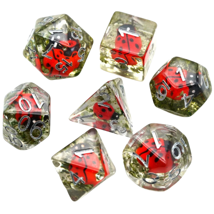 FBG RPG Dice Set Red Ladybug