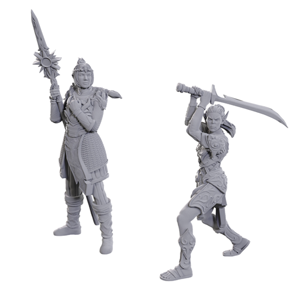 DND Nolzur's Marvelous Miniatures: Special Edition Baldur's Gate 3 - Lae'zel & Shadowheart