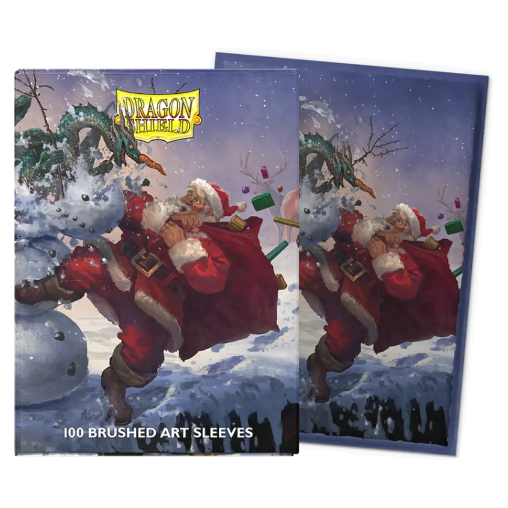 Dragon Shield 100 Pack Art Brushed Christmas 2025