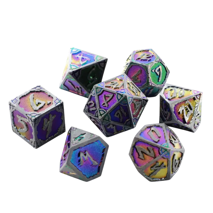 DHD Metal RPG Dice Set Arcane Hexbreaker