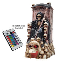 Load image into Gallery viewer, Forged Grim Bones Reaper Dice Tower
