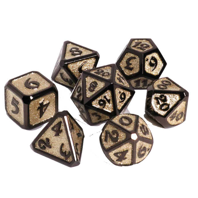 DHD Metal RPG Dice Set Unholy Smite