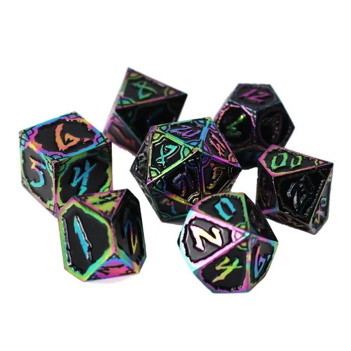 DHD Metal RPG Dice Set Dark Nexus Hexbreaker