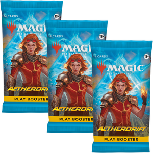 MTG Aetherdrift Play Booster Pack x3 Halcyon Games MTG Aetherdrift Play Booster Pack x3 Halcyon Games