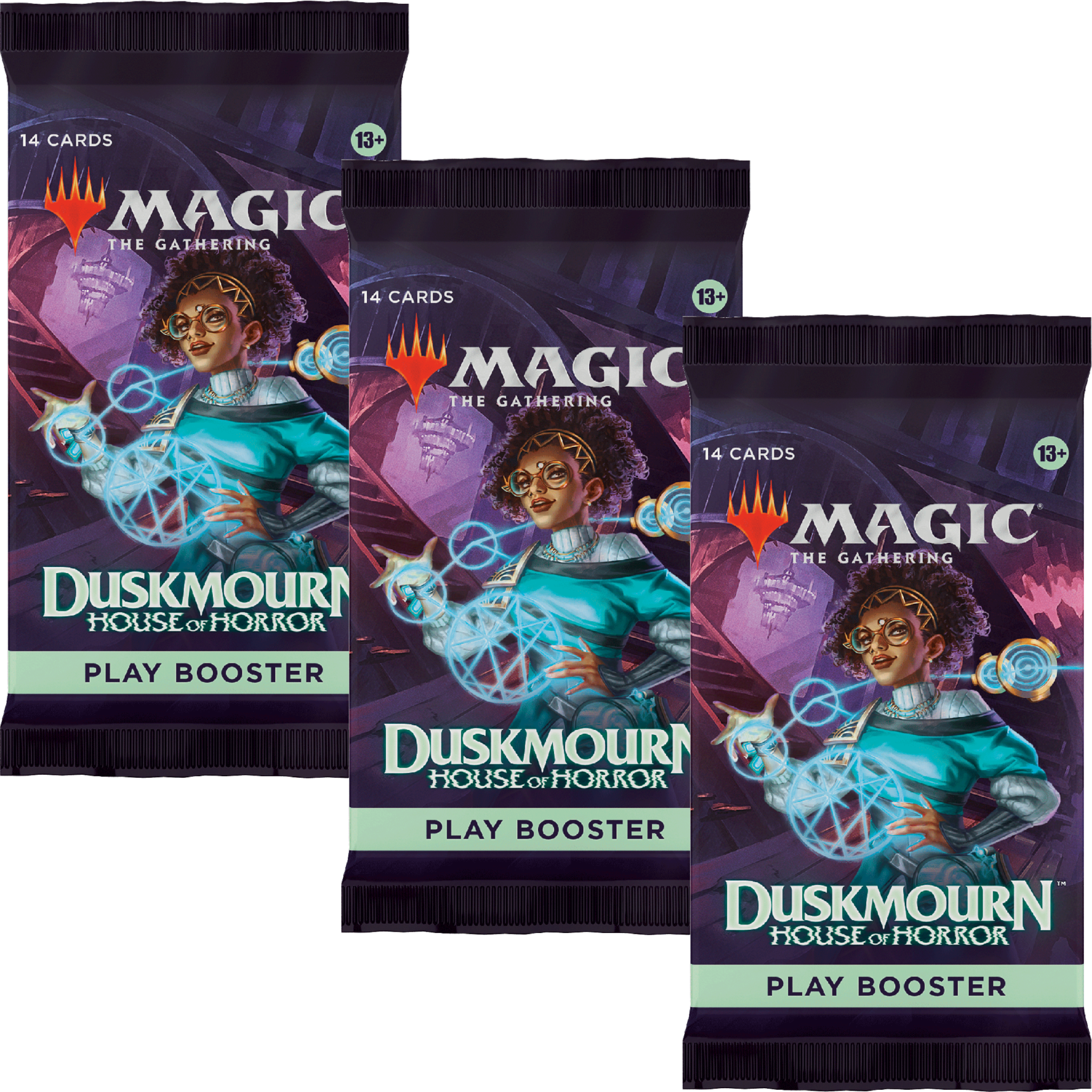 MTG Duskmourn: House of Horror Play Booster Pack x3 – Halcyon Games