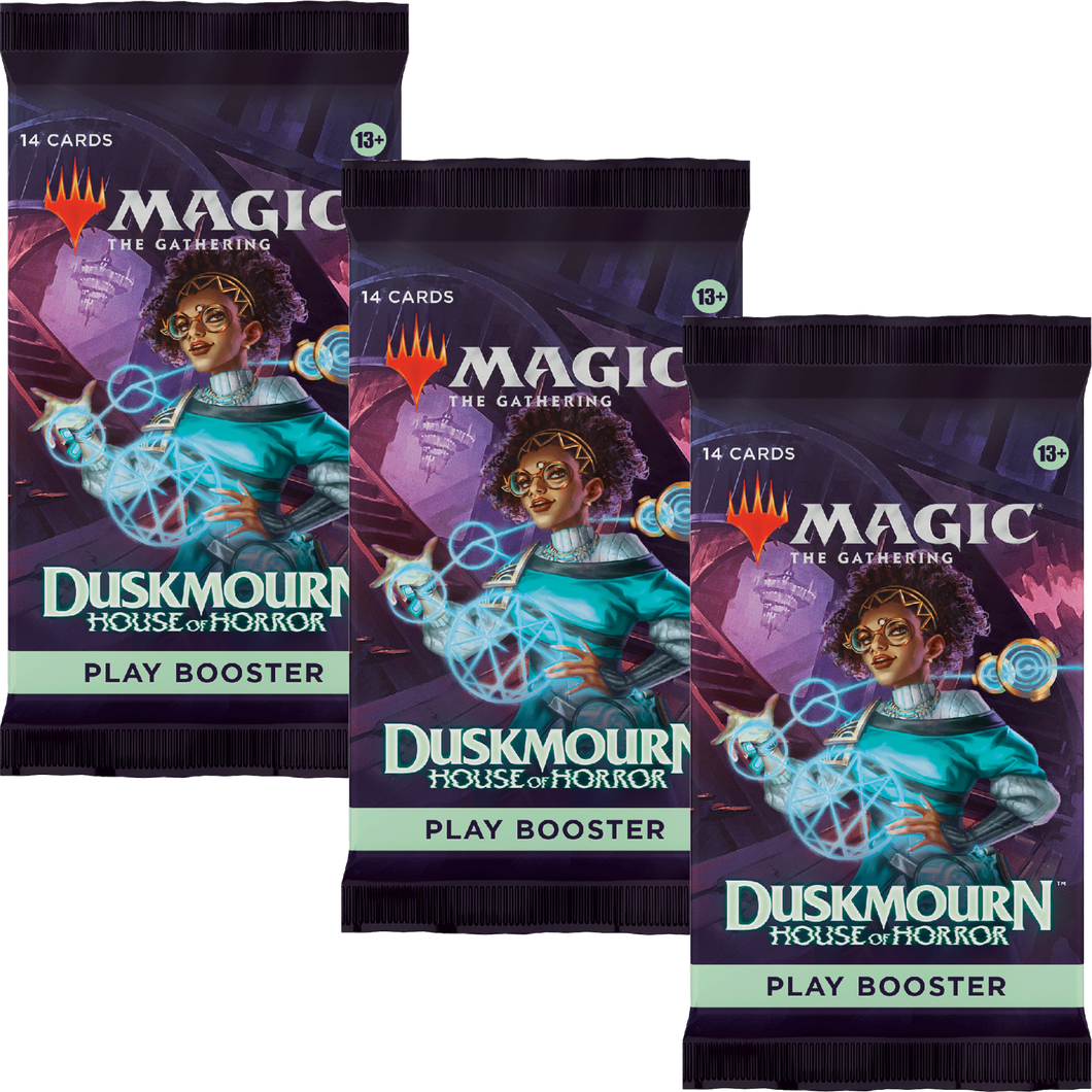 mtg duskmourn play booster box Magic: The Gathering Duskmourn: House of Horror Play Booster Box : Toys &  Games main image 0