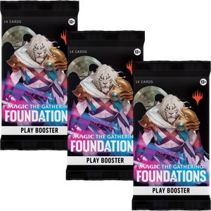 MTG Foundations Play Booster Pack x3 Halcyon Games MTG Foundations Play Booster Pack x3 Halcyon Games