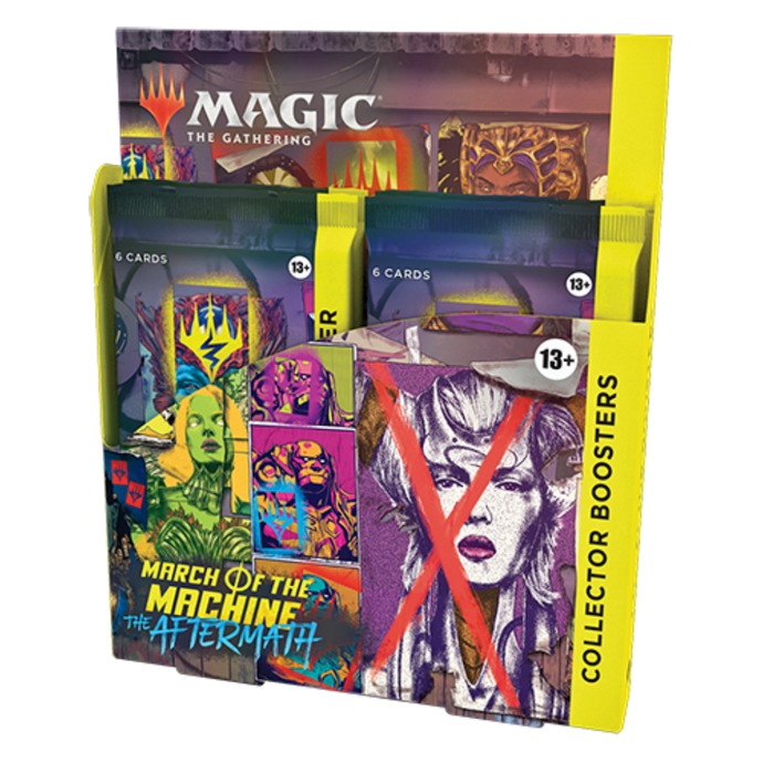 MTG March of the Machine Aftermath Collector Booster Box (12 Booster Packs)
