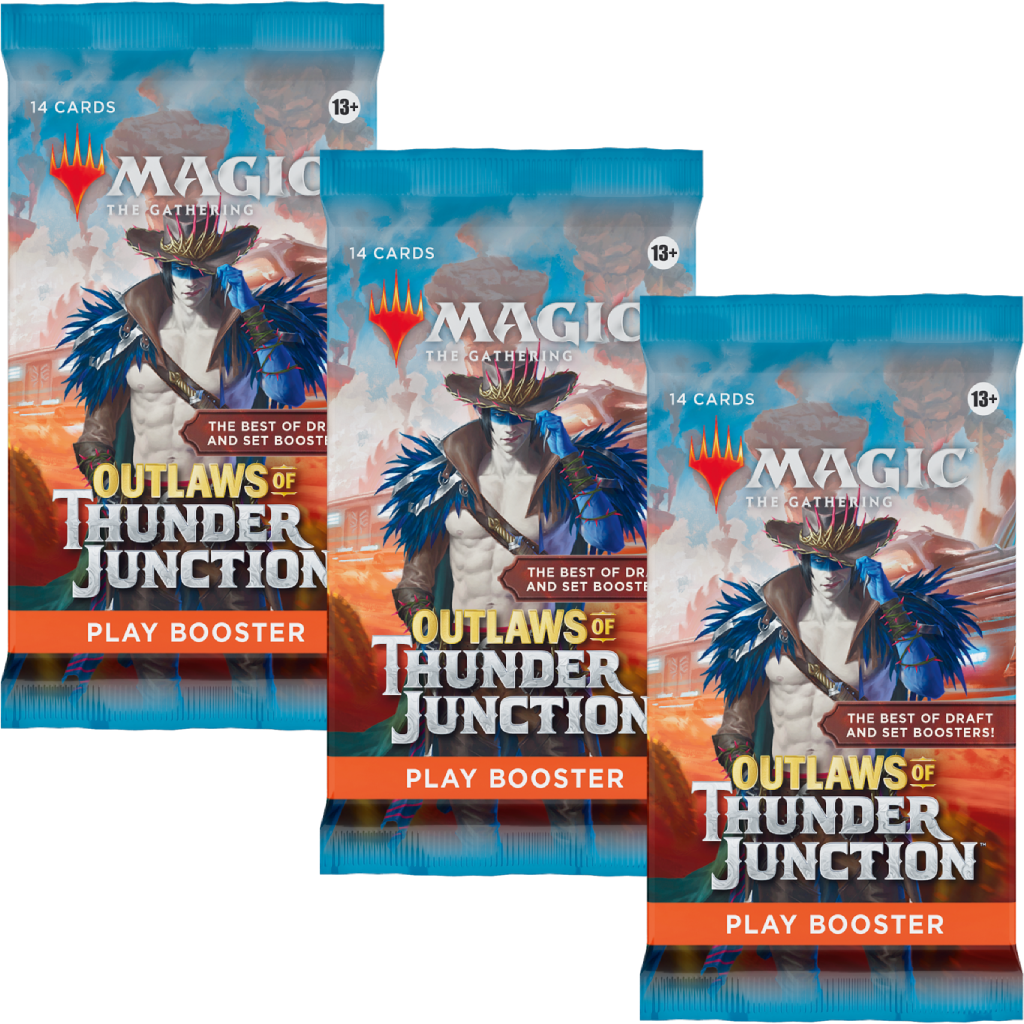 mtg outlaws of thunder junction play booster box Pack x3 – Halcyon Games 2 Slabs:1 Slab delay Step into the wild Mystic Forge · Core