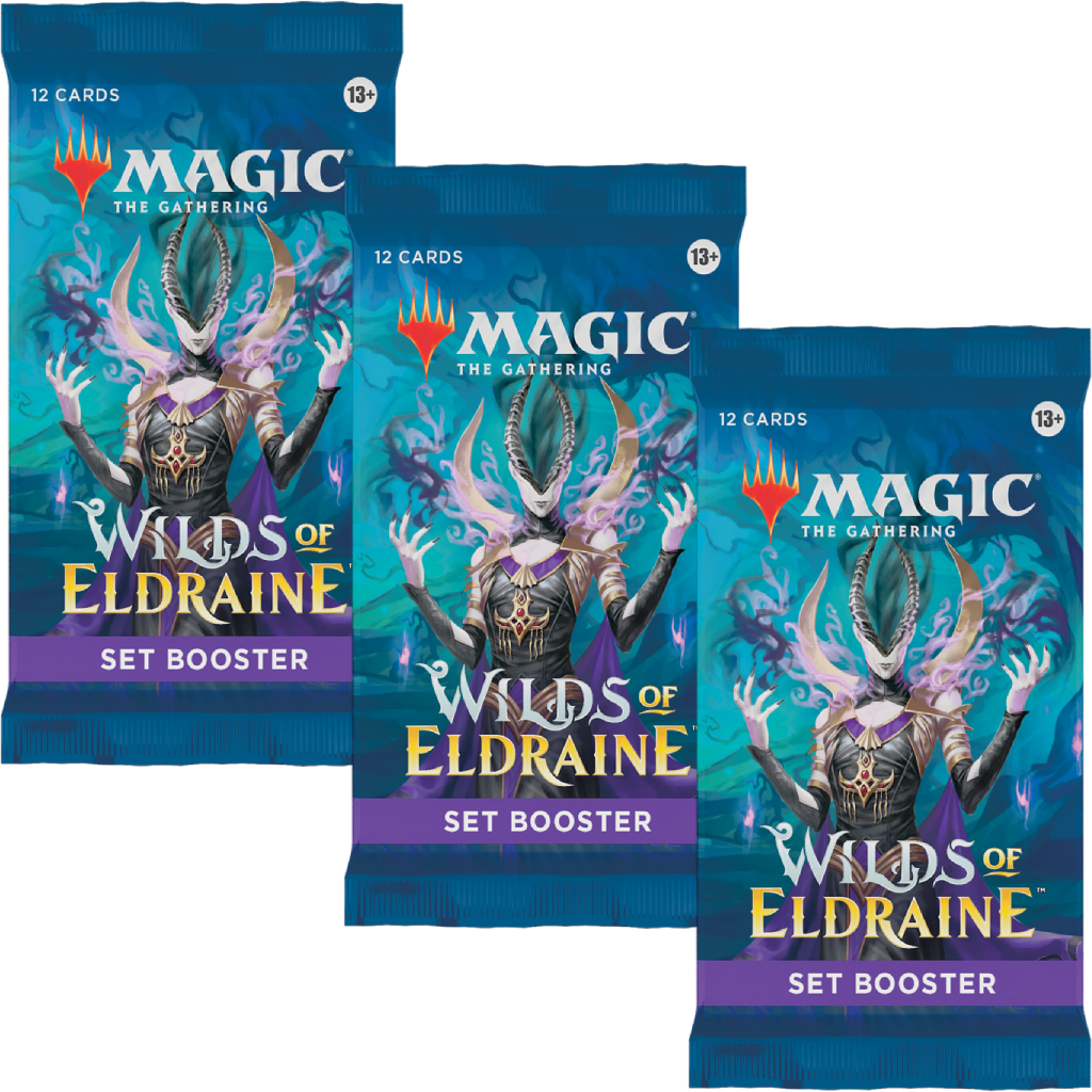 magic the gathering wilds of eldraine set booster box MTG Wilds of Eldraine Set Booster Pack x3