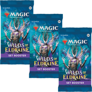 MTG Wilds of Eldraine Set Booster Pack x3 Halcyon Games MTG Wilds of Eldraine Set Booster Pack x3 Halcyon Games