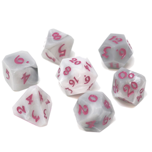 DHD RPG Dice Set Avalore Talisman Mist with Lilac