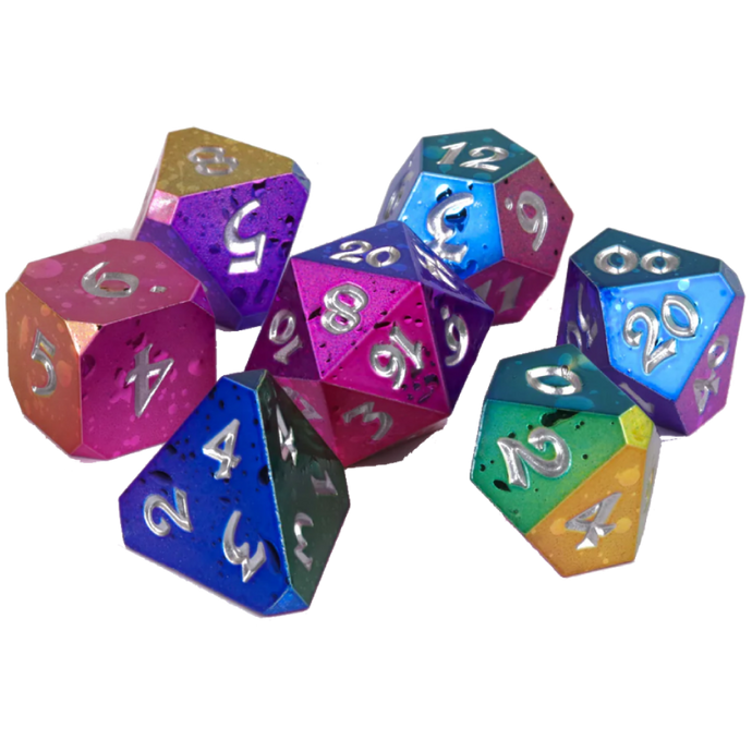 DHD RPG Dice Set Cosmic Rainbow