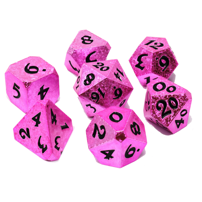 DHD RPG Dice Set Rosefire Fury