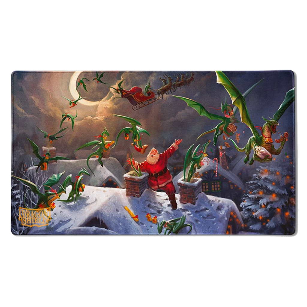 Dragon Shield Playmat Art Christmas Dragon 2023