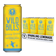 Load image into Gallery viewer, Sparkling Lemonade - Premium Cane Sugar Soda, 12-Pack, Cans