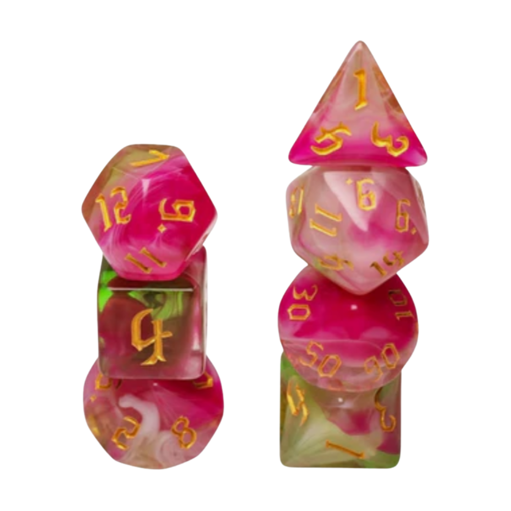 FBG RPG Dice Set Superbloom