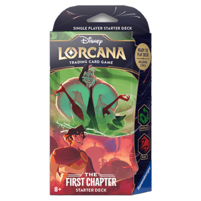 Disney Lorcana TCG The First Chapter Starter Deck - Emerald & Ruby