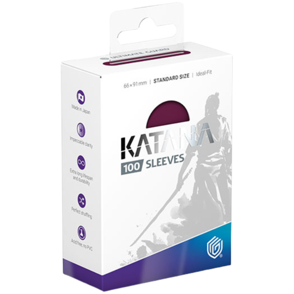 Katana Card Sleeves 100ct Radiant Plum – Halcyon Games