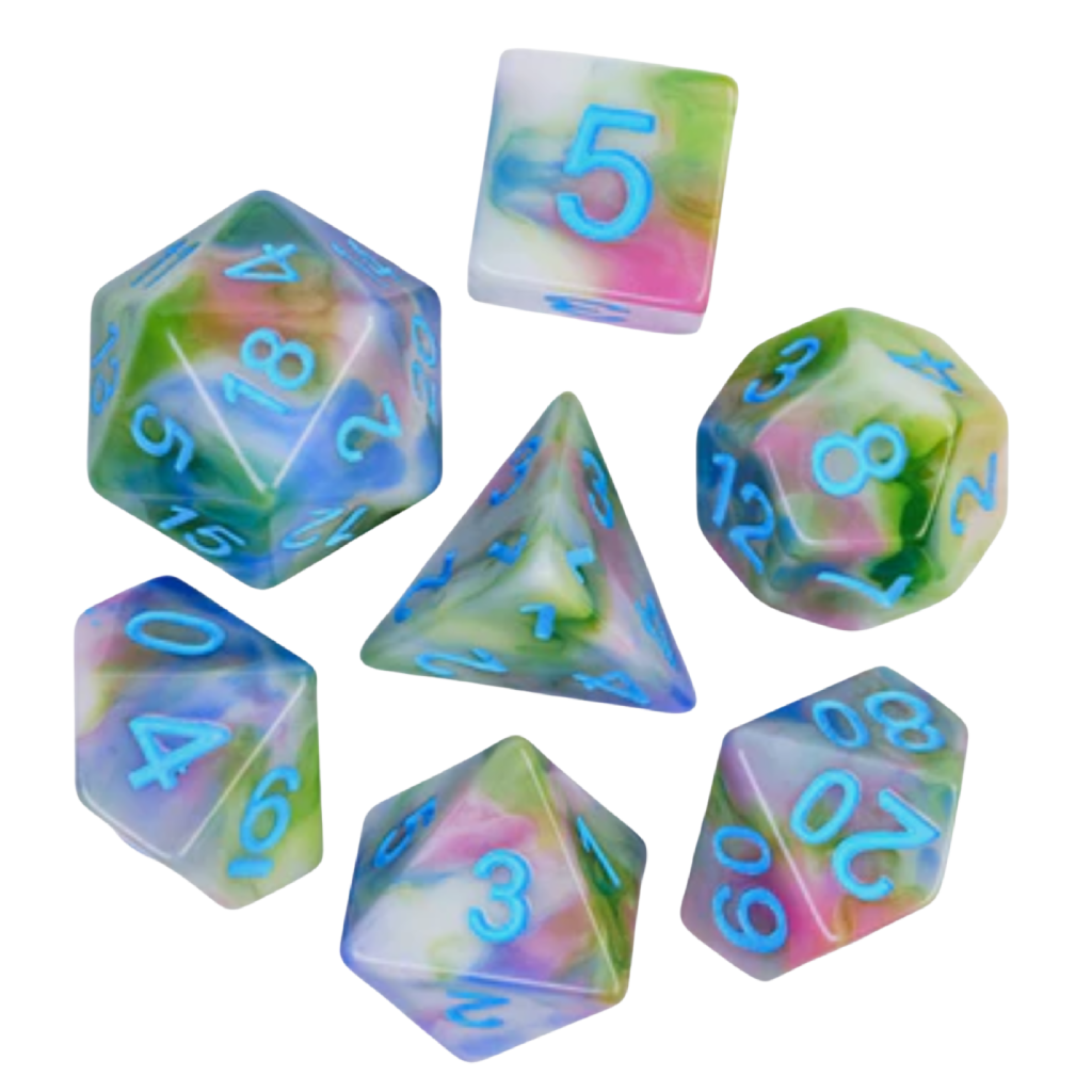 FBG RPG Dice Set Field of Spring