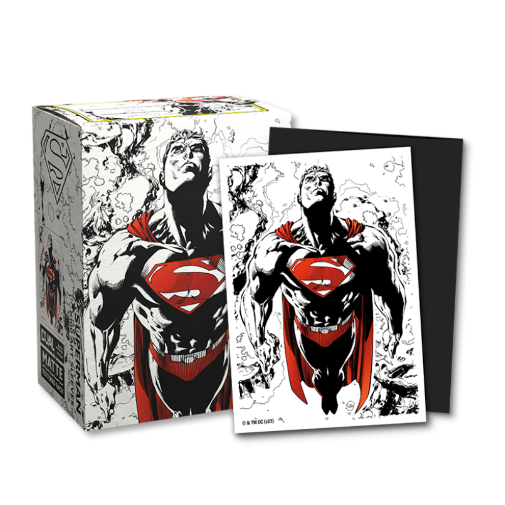 Dragon Shield 100 Pack Art Matte Superman Core (Red/White)