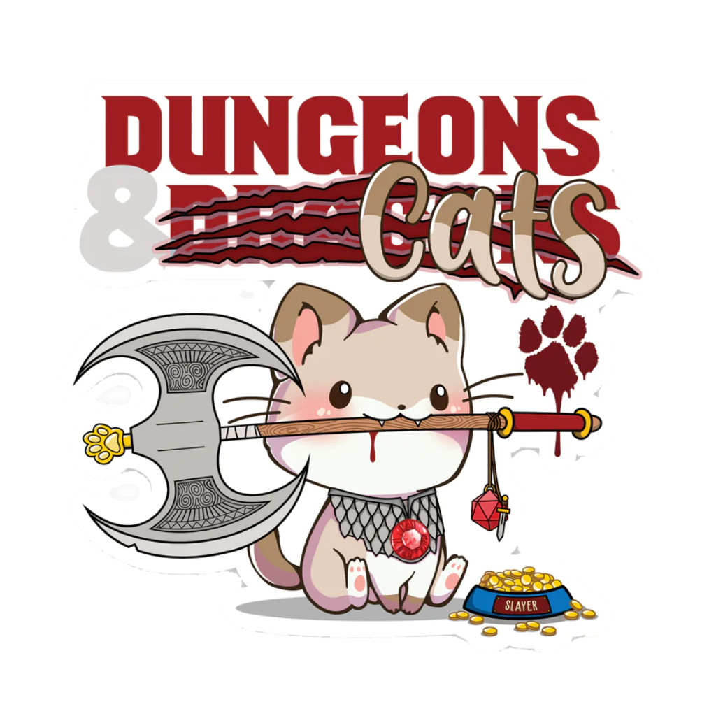 Sticker: Dungeons & Cats
