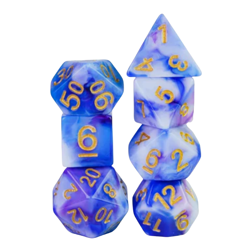 FBG RPG Dice Set Neptune Chill