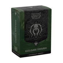 Load image into Gallery viewer, Dragon Shield 100 Pack Dual Matte MTG Guildpact - Golgari Swarm