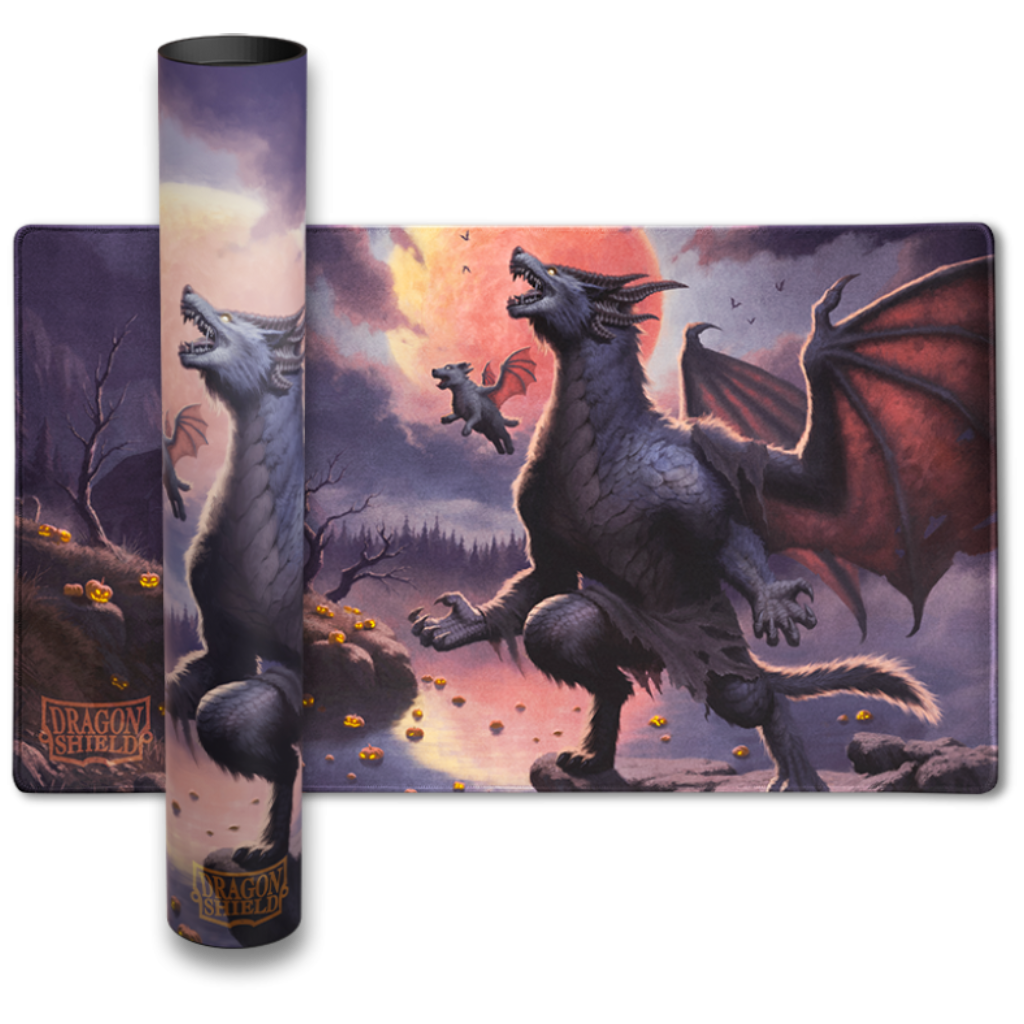 Dragon Shield Playmat + Tube Art Halloween Dragon 2023