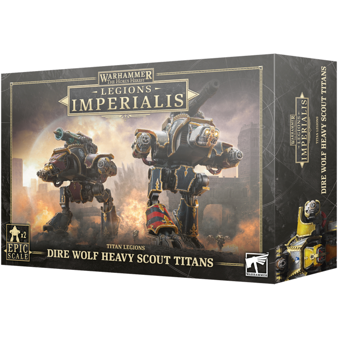 Warhammer 40K The Horus Heresy Legions Imperialis Dire Wolf Heavy Scout Titans