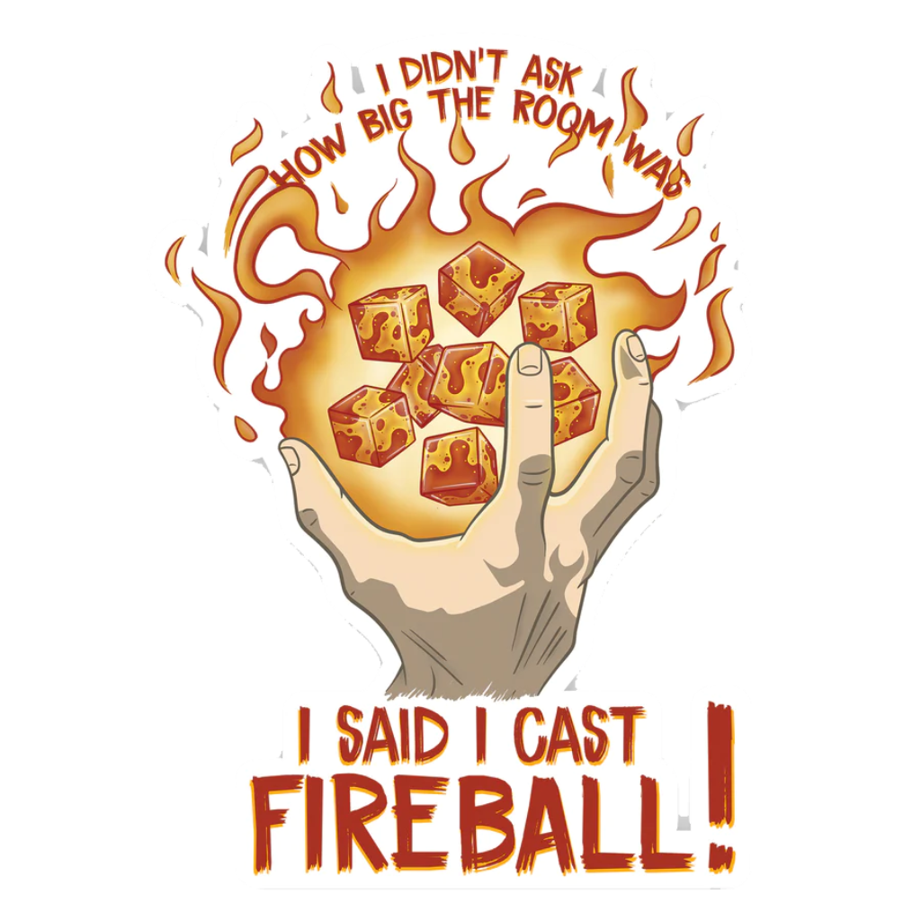 Sticker: I Cast Fireball