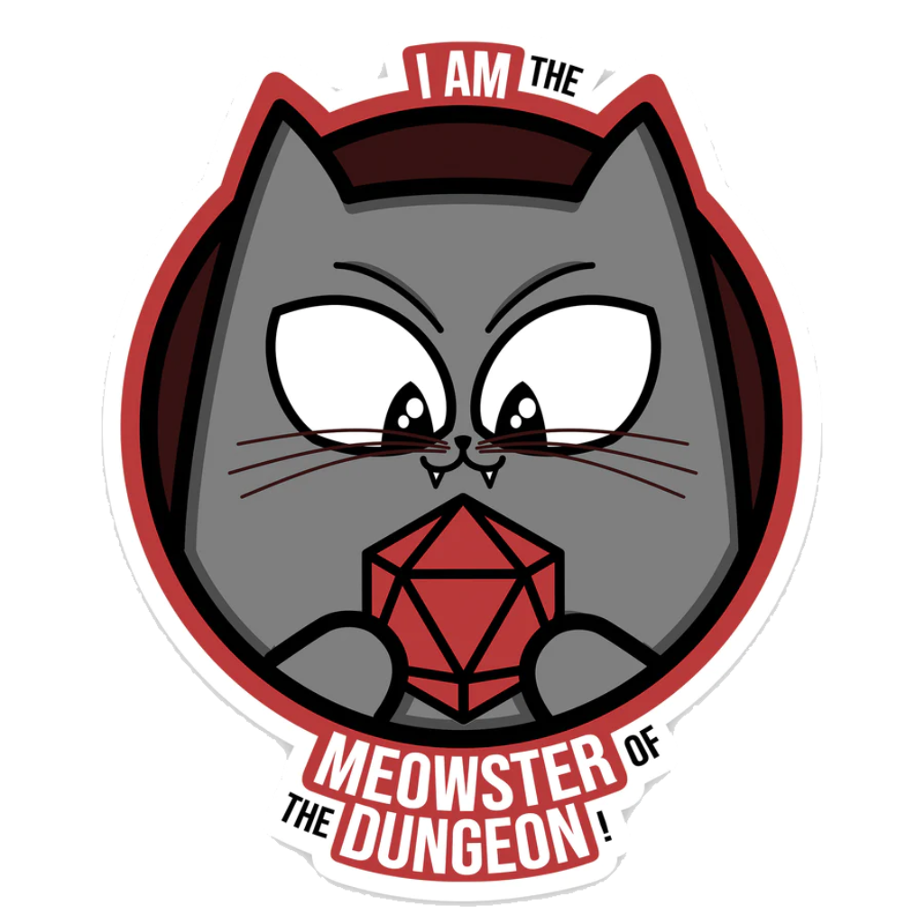 Sticker: Meowster of the Dungeon
