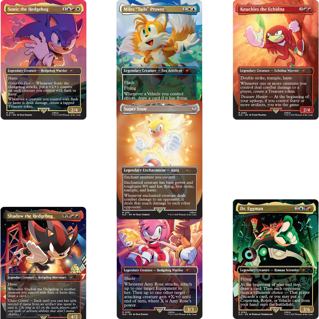 MTGSecret Lair x Sonic: Friends & Foes