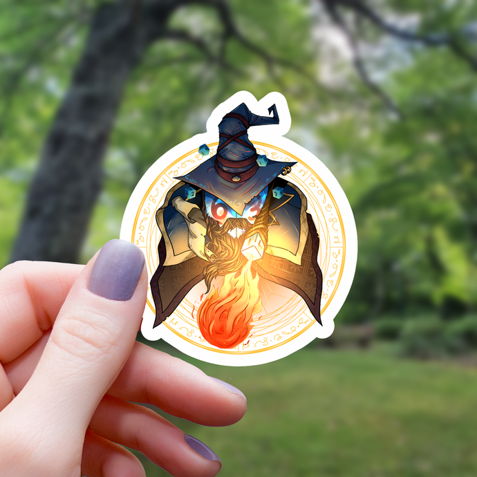 Sticker: Hit Dice Wizard Tabletop RPG