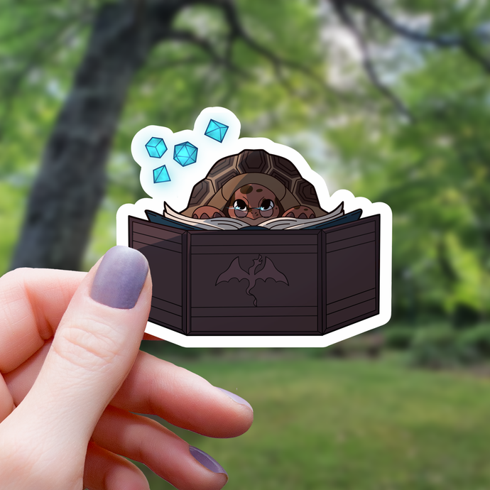 Sticker: Turtle Dungeon Master Tabletop RPG