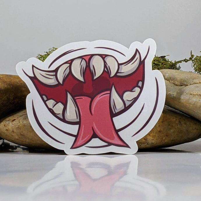 Sticker: Mimic Mouth Tabletop RPG