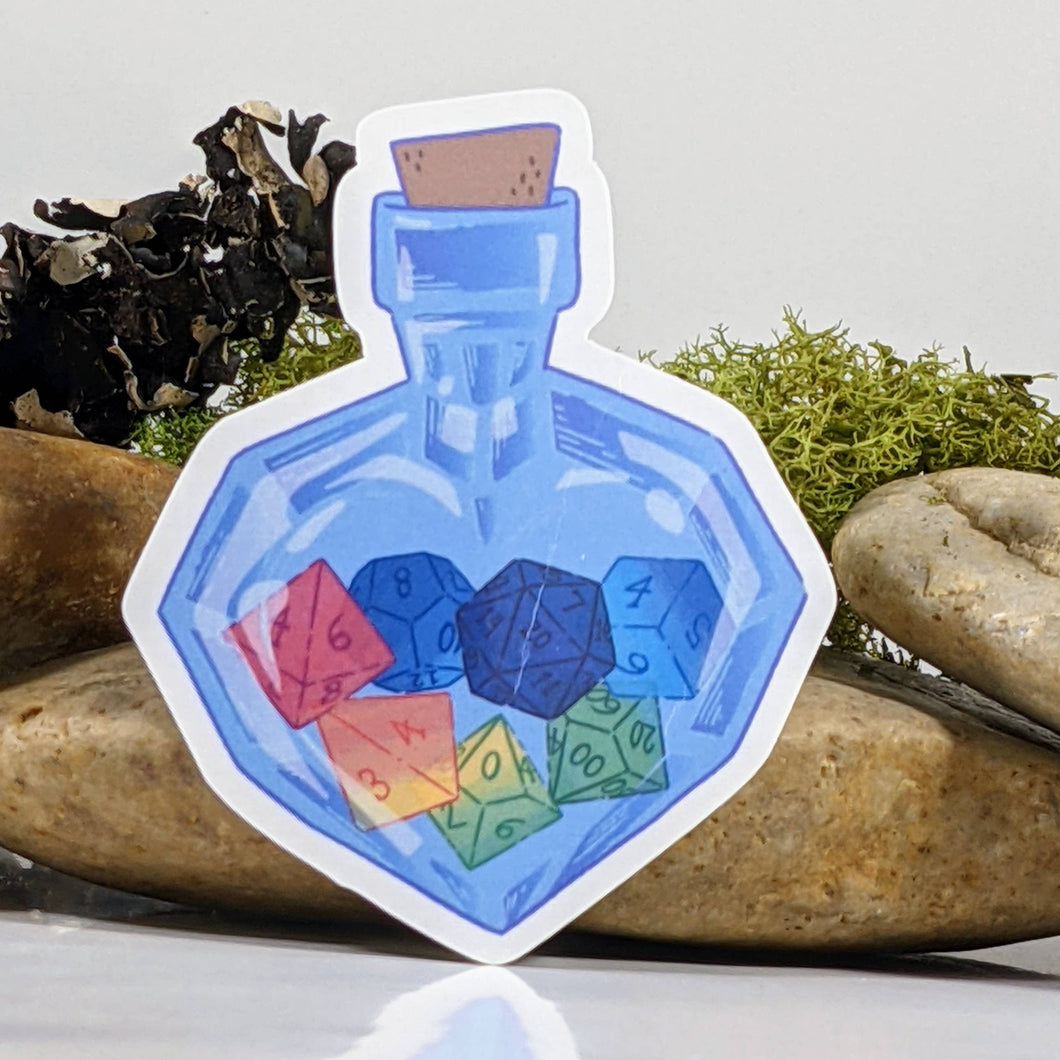 Sticker: Polyhedral Dice Potion