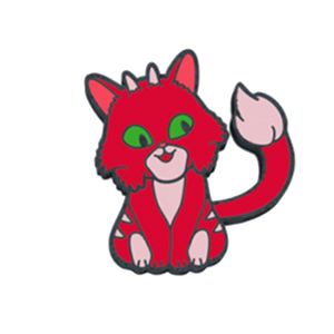 The Isle of Cats: Red Cat Pin
