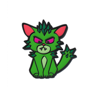 The Isle of Cats: Green Cat Pin