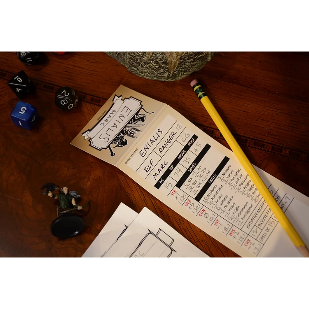 Empty Character Stat Chart Stat Trackers Blank Character Trackers – Halcyon Games