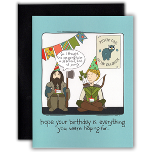 Greeting Card: A different kind of party - D&D/RPG