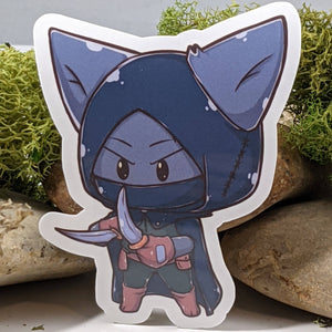 Sticker: Rogue Cat RPG Inspired Tabletop Gaming