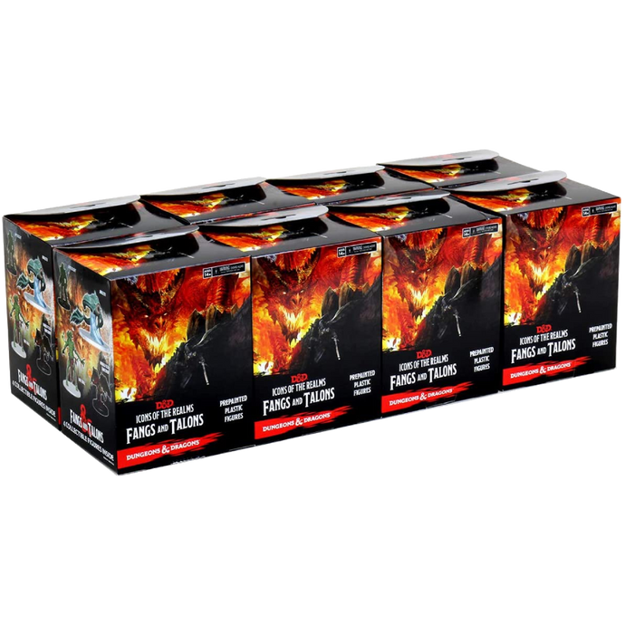 DND Icons of the Realms Set 15 Fangs and Talons Brick (8 Booster Boxes)